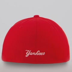 Boné Adulto New Era New York Yankees MLB Poly 3930 Aba Curva - Foto 3