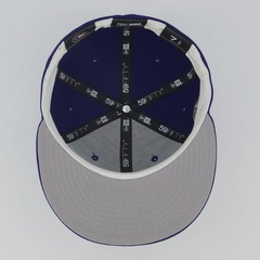 Boné Adulto New Era Los Angeles Dodgers MLB 5950 Aba Reta - Foto 7