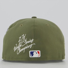 Boné Adulto New Era New York Yankees MLB Olive Aba Reta - Foto 4
