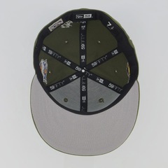 Boné Adulto New Era New York Yankees MLB Olive Aba Reta - Foto 5