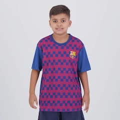 Camisa do Barcelona Dominant Lamine Yamal - Infantil - Foto 2