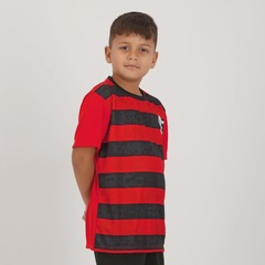 Camisa do Flamengo Shout De Arrascaeta - Infantil - Foto 4