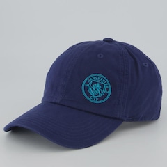 Boné Adulto do Manchester City 6 Gomos Logo Aba Curva - Foto 1