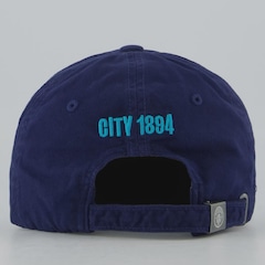 Boné Adulto do Manchester City 6 Gomos Logo Aba Curva - Foto 3