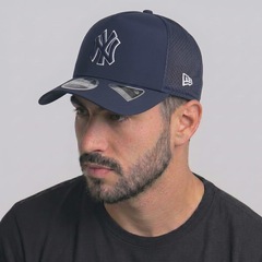 Boné Adulto New Era New York Yankees MLB 940 Apex Aba Curva - Foto 5