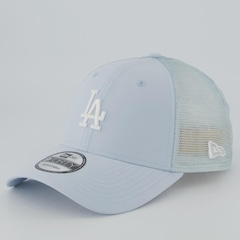 Boné Adulto New Era Los Angeles Dodgers MLB Midi Homefield Trckr Aba Curva - Foto 1
