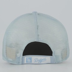 Boné Adulto New Era Los Angeles Dodgers MLB Midi Homefield Trckr Aba Curva - Foto 3