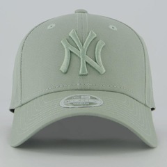 Boné Adulto New Era New York Yankees MLB League Aba Curva - Foto 2