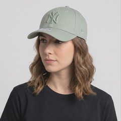 Boné Adulto New Era New York Yankees MLB League Aba Curva - Foto 5