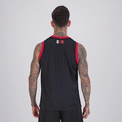 Camiseta Regata Flamengo Presença Listrada Masculina - Foto 4