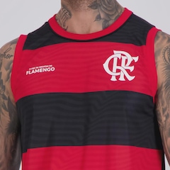 Camiseta Regata Flamengo Presença Listrada Masculina - Foto 5