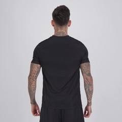 Camisa Flamengo Dry Jacquard All Black Masculina - Foto 4