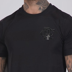 Camisa Flamengo Dry Jacquard All Black Masculina - Foto 5