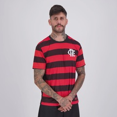 Camisa Flamengo Rubro Negro Listrada Masculina - Foto 2