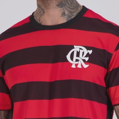 Camisa Flamengo Rubro Negro Listrada Masculina - Foto 5