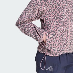 Jaqueta adidas Mountain Full-Zip All-Over Print - Feminina - Foto 6