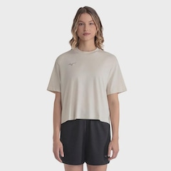 Camiseta Cropped Mizuno 3 Feminina - Foto 1