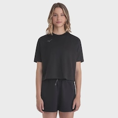 Camiseta Cropped Mizuno 3 Feminina - Foto 1