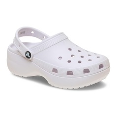 Sandália Crocs Classic Platform Clog Grape Ice Unissex - Foto 2