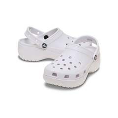 Sandália Crocs Classic Platform Clog Grape Ice Unissex - Foto 3