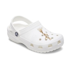 Jibbitz™ Pingente de Flor Branca Único - Unissex - Foto 2