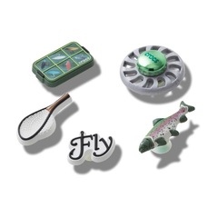 Jibbitz™ Acessórios de Pesca Pack Com 5 Peças UNICO - Unissex - Foto 2