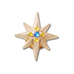 Jibbitz™ Estrela Celestial Com Gema Único - Unissex - Foto 1