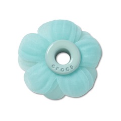 Jibbitz™ Ilhós de Chiffon Azul Única - Unissex - Foto 1