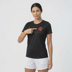 Camisa Flamengo Nação Logo 9 Pedro Feminina - Foto 3
