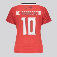 Camisa Flamengo Manto Listrada 10 De Arrascaeta Feminina - Foto 4