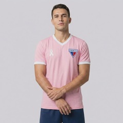 Camisa Fortaleza Outubro Rosa Masculina - Foto 1