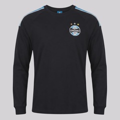 Camisa Grêmio Manga Longa Masculina - Foto 4
