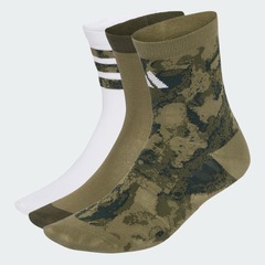 Kit Meias adidas Estampa Camuflada com 3 Pares Infantil - Foto 2