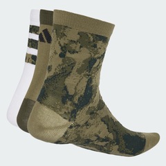 Kit Meias adidas Estampa Camuflada com 3 Pares Infantil - Foto 4