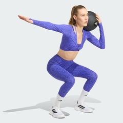 Calça Legging adidas Optime PrimeLift Snake 7/8 Feminina - Foto 3