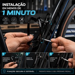 Kit 2 Suportes Garrafa Caramanhola Rockbros Nylon Mod 07 - Foto 4