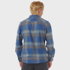 Camisa Rip Curl Search Wool Light Navy Importada - Masculina - Foto 4