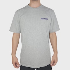 Camiseta Rip Curl Surfing Co Grey Marle - Masculina - Foto 1