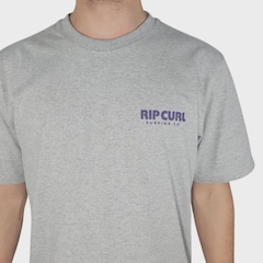 Camiseta Rip Curl Surfing Co Grey Marle - Masculina - Foto 2