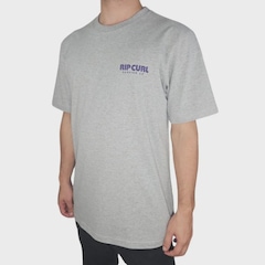 Camiseta Rip Curl Surfing Co Grey Marle - Masculina - Foto 3