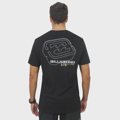 Camiseta Billalbong Spec 73 II Black Importada - Masculina - Foto 2