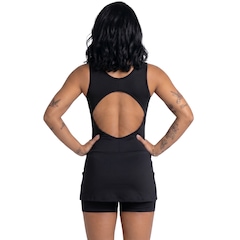 Macaquinho Short Saia Vekyo - Feminino - Foto 3