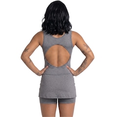 Macaquinho Short Saia Vekyo - Feminino - Foto 3