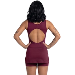 Macaquinho Short Saia Vekyo - Feminino - Foto 3