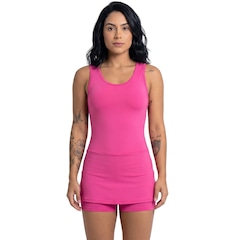 Macaquinho Short Saia Vekyo - Feminino - Foto 1