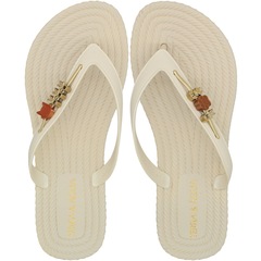 Chinelo de Dedo Texturizado - Feminino - Foto 1