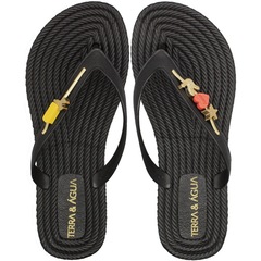Chinelo de Dedo Texturizado - Feminino - Foto 1