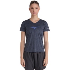 Camiseta Mizuno Spark 2 Mescla - Feminina - Foto 1