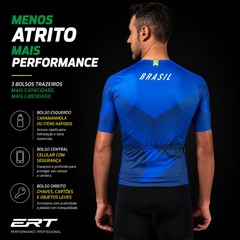 Camisa Ciclismo ERT New Elite Brasil 2.0 - Unissex - Foto 2