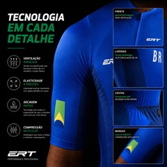 Camisa Ciclismo ERT New Elite Brasil 2.0 - Unissex - Foto 3